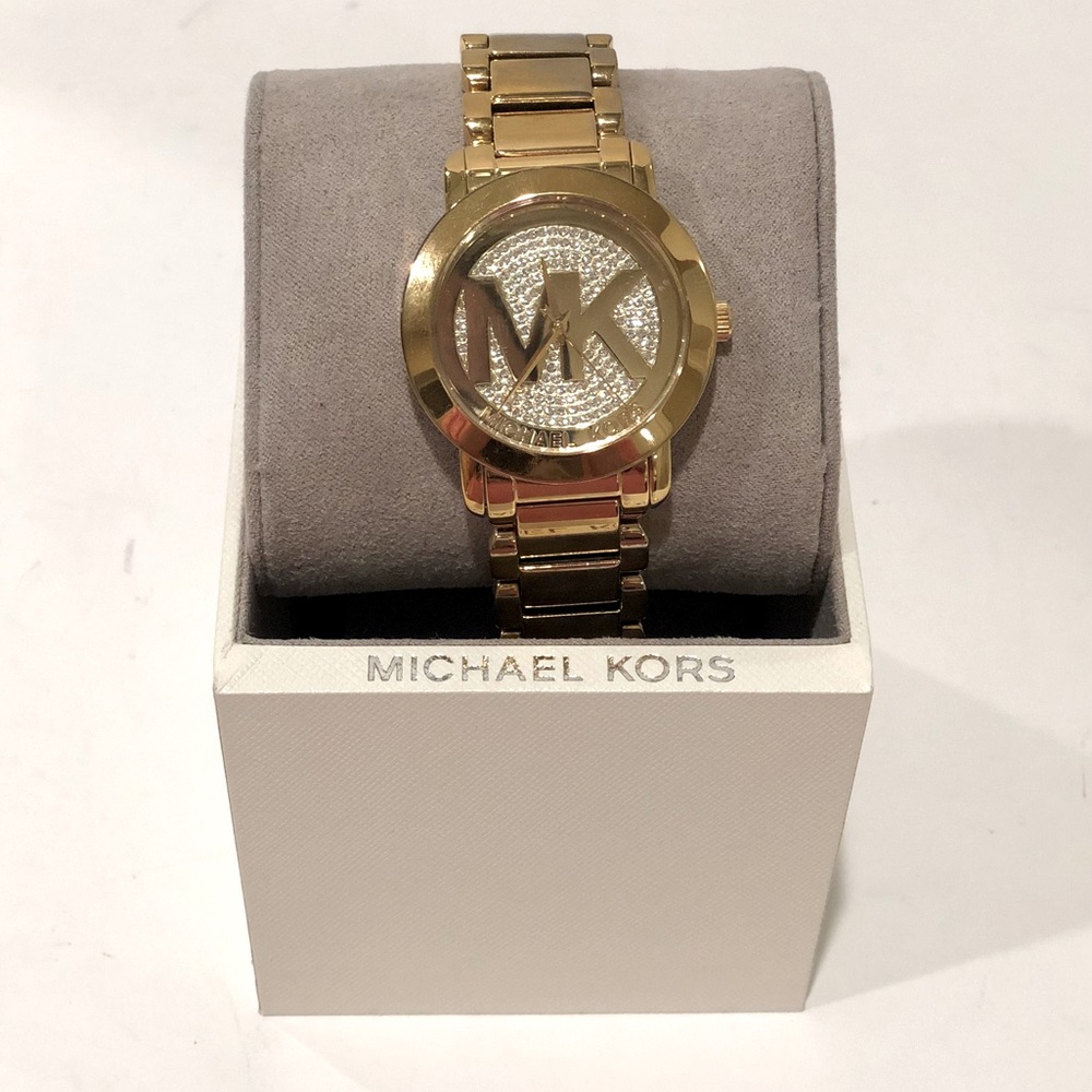 Golden Michael Kors watch